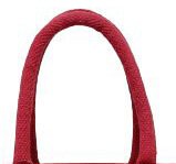 Dyed red padded cotton round webcord