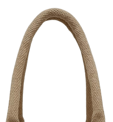 Natural Jute colour tubular lauxury soft handle